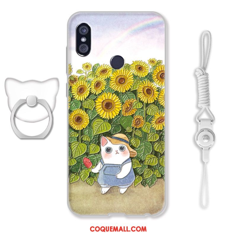 Étui Xiaomi Redmi Note 5 Téléphone Portable Blanc Rouge, Coque Xiaomi Redmi Note 5 Petit Chat Beige