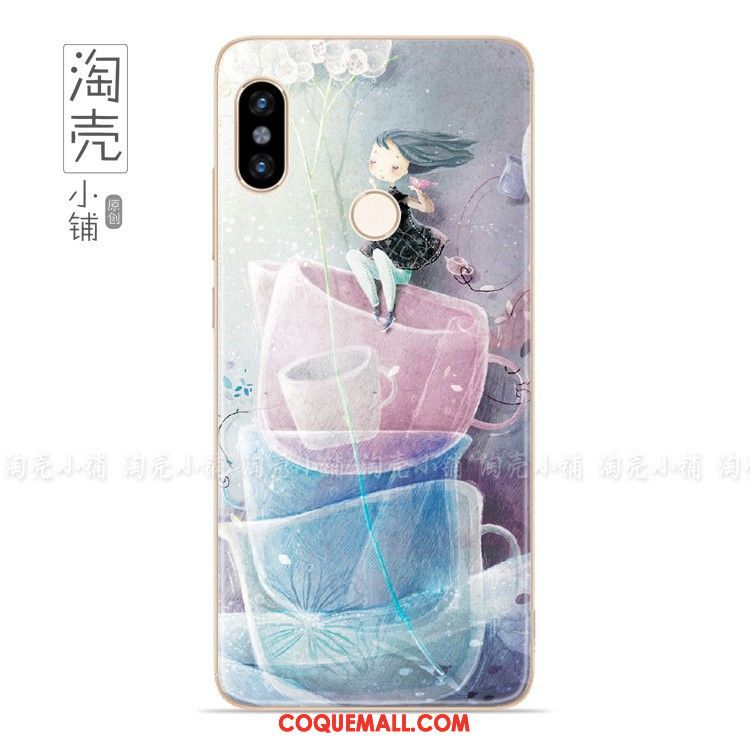 Étui Xiaomi Redmi Note 5 Téléphone Portable Petit Bleu, Coque Xiaomi Redmi Note 5 Rouge Beige