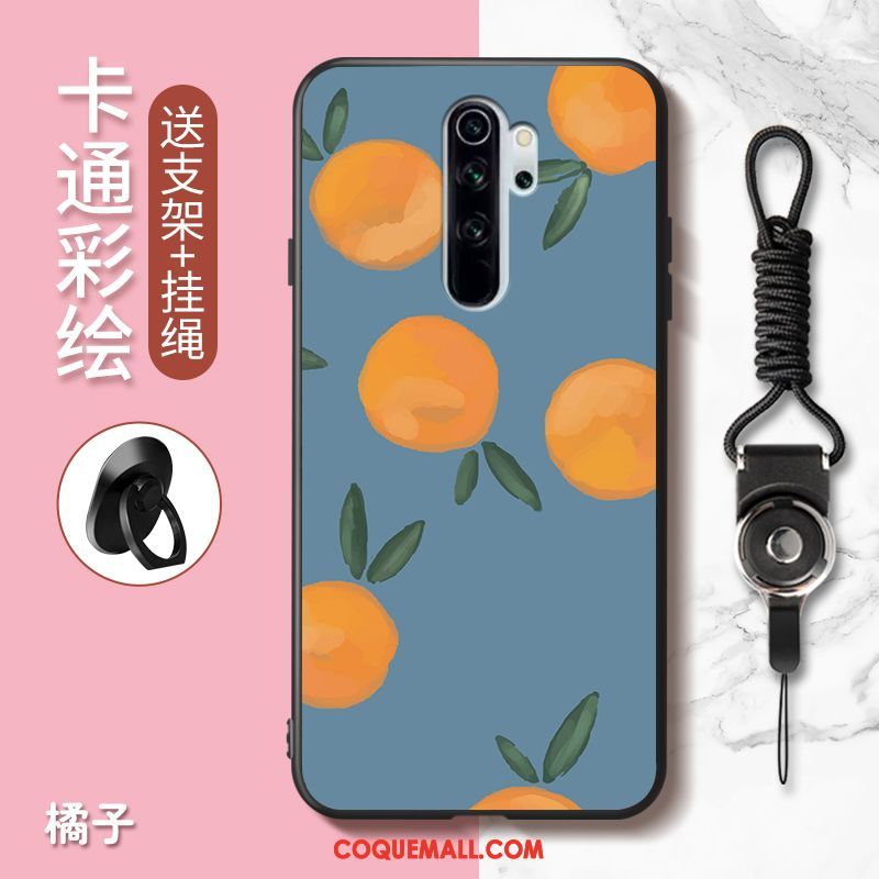 Étui Xiaomi Redmi Note 8 Pro Charmant Incassable Rouge, Coque Xiaomi Redmi Note 8 Pro Dessin Animé Téléphone Portable Orange Beige