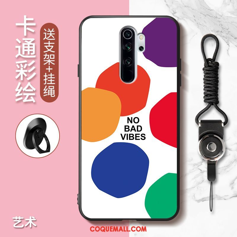 Étui Xiaomi Redmi Note 8 Pro Charmant Incassable Rouge, Coque Xiaomi Redmi Note 8 Pro Dessin Animé Téléphone Portable Orange Beige