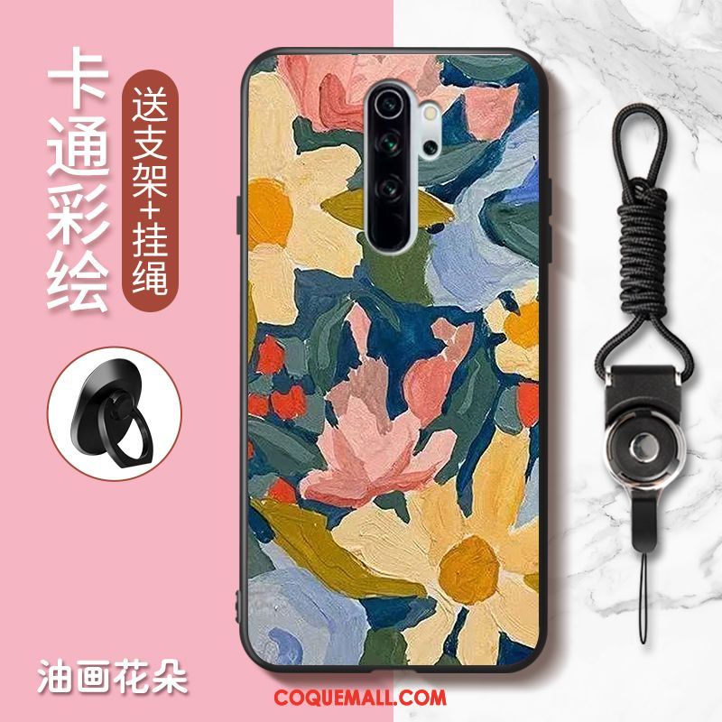 Étui Xiaomi Redmi Note 8 Pro Charmant Incassable Rouge, Coque Xiaomi Redmi Note 8 Pro Dessin Animé Téléphone Portable Orange Beige