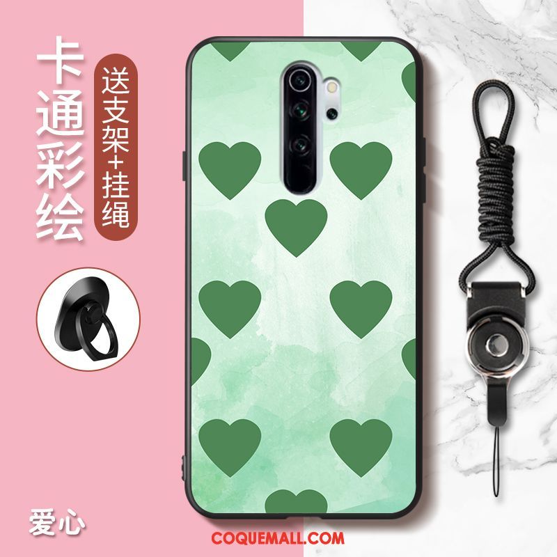 Étui Xiaomi Redmi Note 8 Pro Charmant Incassable Rouge, Coque Xiaomi Redmi Note 8 Pro Dessin Animé Téléphone Portable Orange Beige