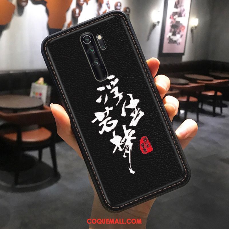 Étui Xiaomi Redmi Note 8 Pro Modèle Fleurie Gaufrage Incassable, Coque Xiaomi Redmi Note 8 Pro Rouge Protection Beige