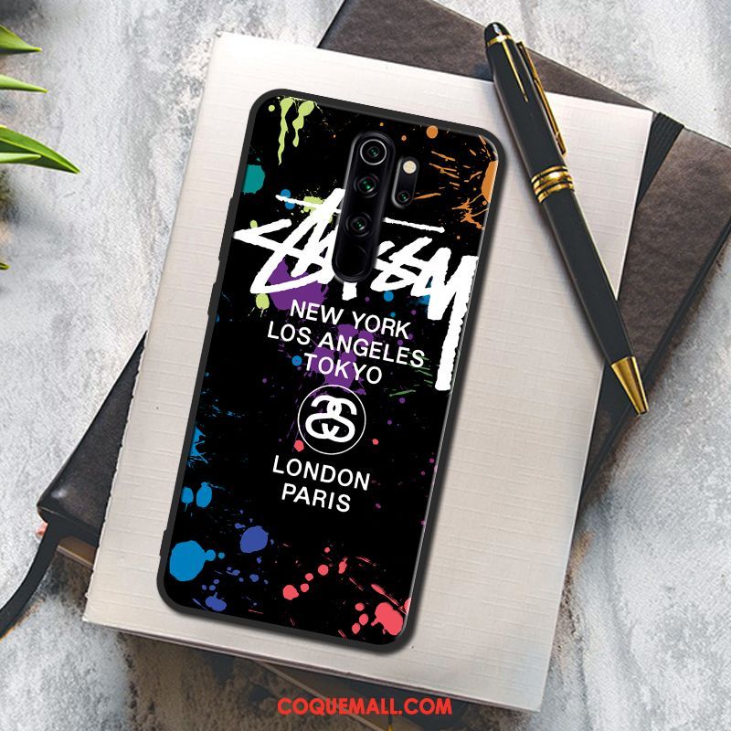 Étui Xiaomi Redmi Note 8 Pro Peinture Téléphone Portable Incassable, Coque Xiaomi Redmi Note 8 Pro Fluide Doux Créatif Beige