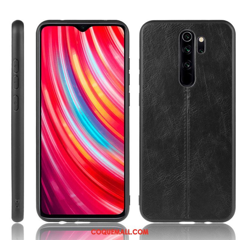 Étui Xiaomi Redmi Note 8 Pro Petit Rouge Téléphone Portable, Coque Xiaomi Redmi Note 8 Pro Noir Difficile Beige