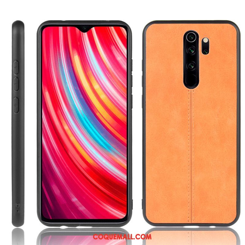 Étui Xiaomi Redmi Note 8 Pro Petit Rouge Téléphone Portable, Coque Xiaomi Redmi Note 8 Pro Noir Difficile Beige