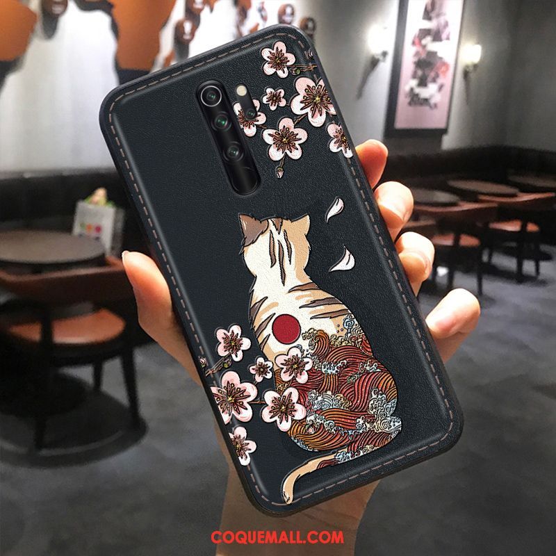 Étui Xiaomi Redmi Note 8 Pro Protection Personnalité Grue, Coque Xiaomi Redmi Note 8 Pro Incassable Tendance Beige