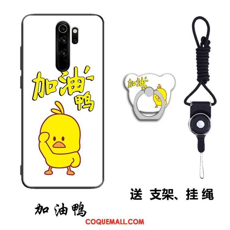 Étui Xiaomi Redmi Note 8 Pro Téléphone Portable Canard Ornements Suspendus, Coque Xiaomi Redmi Note 8 Pro Petit Support Beige