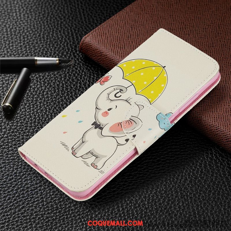 Étui Xiaomi Redmi Note 8 Pro Téléphone Portable Dessin Animé Petit, Coque Xiaomi Redmi Note 8 Pro Personnalité Charmant Beige