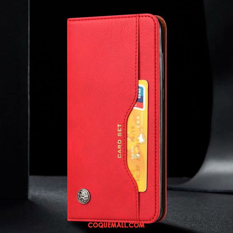 Étui Xiaomi Redmi Note 8t Carte Téléphone Portable En Cuir, Coque Xiaomi Redmi Note 8t Business Petit Braun Beige