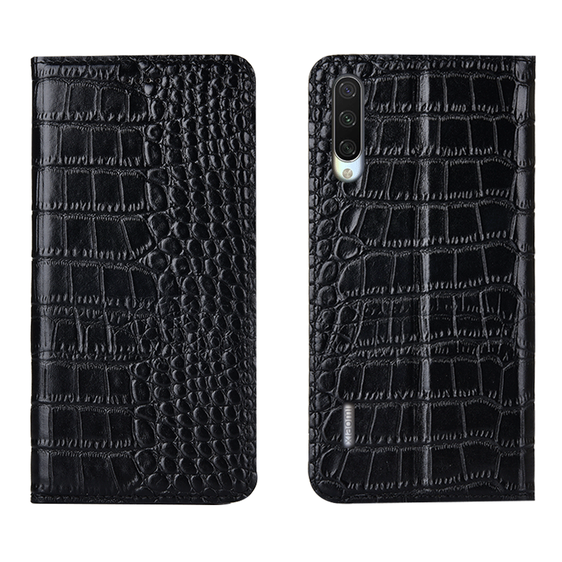 Étui Xiaomi Redmi Note 8t Crocodile Protection Téléphone Portable, Coque Xiaomi Redmi Note 8t En Cuir Incassable Beige