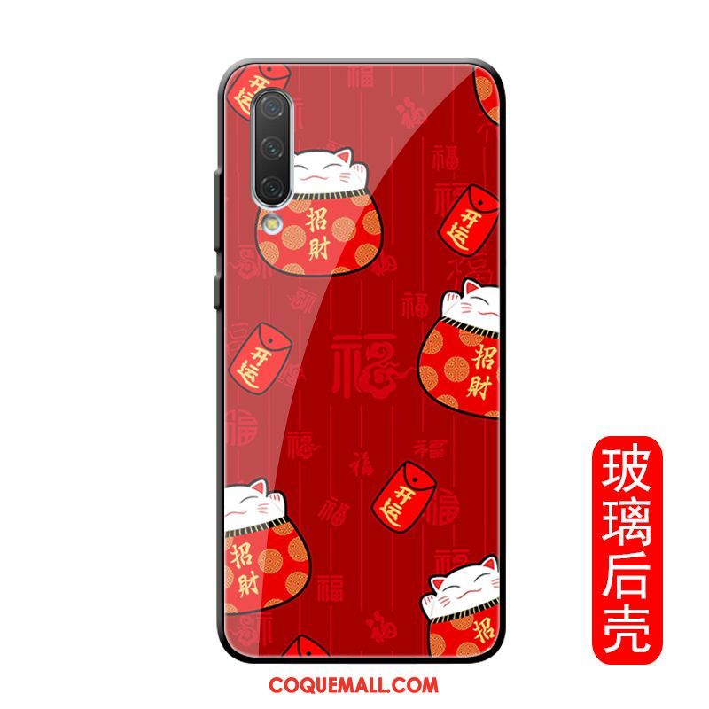 Étui Xiaomi Redmi Note 8t Créatif Nouveau Verre, Coque Xiaomi Redmi Note 8t Rouge Richesse Beige