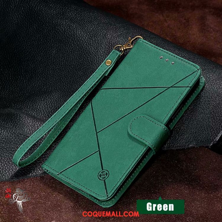 Étui Xiaomi Redmi Note 8t En Cuir Petit Vert, Coque Xiaomi Redmi Note 8t Téléphone Portable Tout Compris Beige