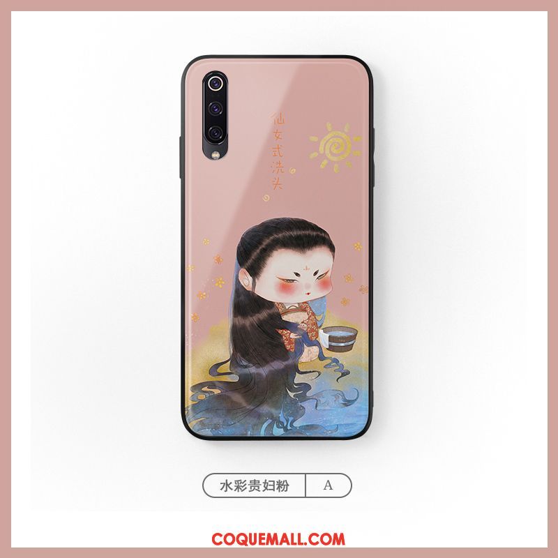 Étui Xiaomi Redmi Note 8t Rouge Tendance Style Chinois, Coque Xiaomi Redmi Note 8t Protection Téléphone Portable Beige