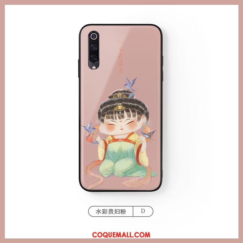 Étui Xiaomi Redmi Note 8t Rouge Tendance Style Chinois, Coque Xiaomi Redmi Note 8t Protection Téléphone Portable Beige