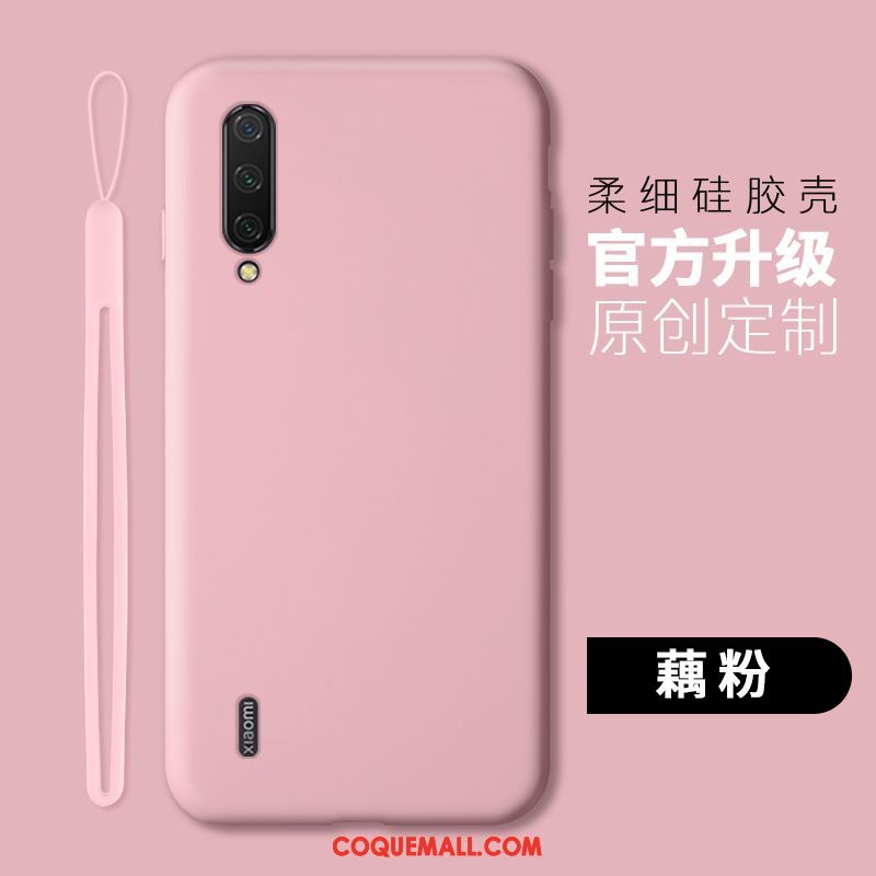 Étui Xiaomi Redmi Note 8t Simple Bordure Fluide Doux, Coque Xiaomi Redmi Note 8t Protection Incassable Beige