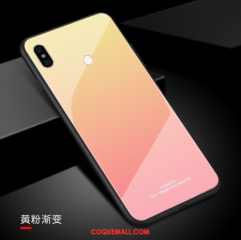 Étui Xiaomi Redmi S2 Amoureux Personnalité Dégradé, Coque Xiaomi Redmi S2 Téléphone Portable Bleu Beige