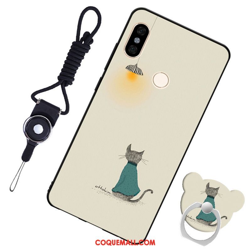 Étui Xiaomi Redmi S2 Bleu Protection Petit, Coque Xiaomi Redmi S2 Silicone Incassable Beige