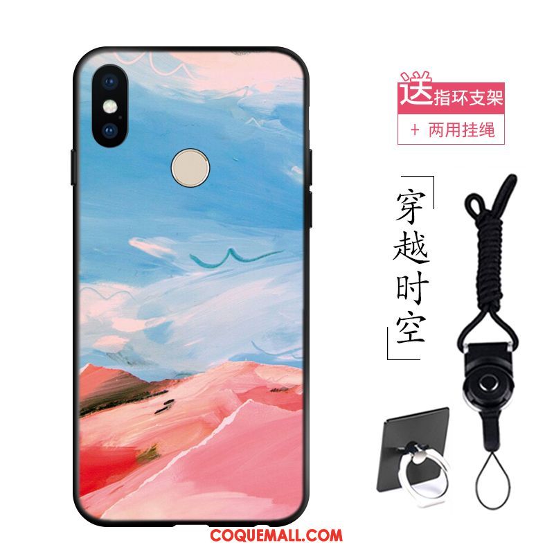 Étui Xiaomi Redmi S2 Couleur Fluide Doux Peinture À L'huile, Coque Xiaomi Redmi S2 Silicone Art Beige