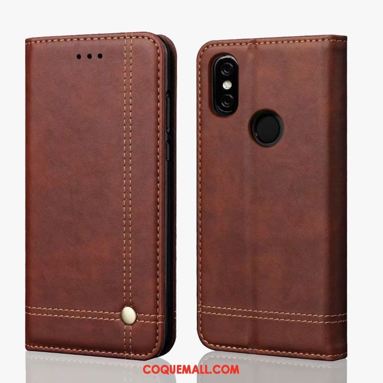 Étui Xiaomi Redmi S2 Jaune Protection Étui En Cuir, Coque Xiaomi Redmi S2 Rouge Tout Compris Beige