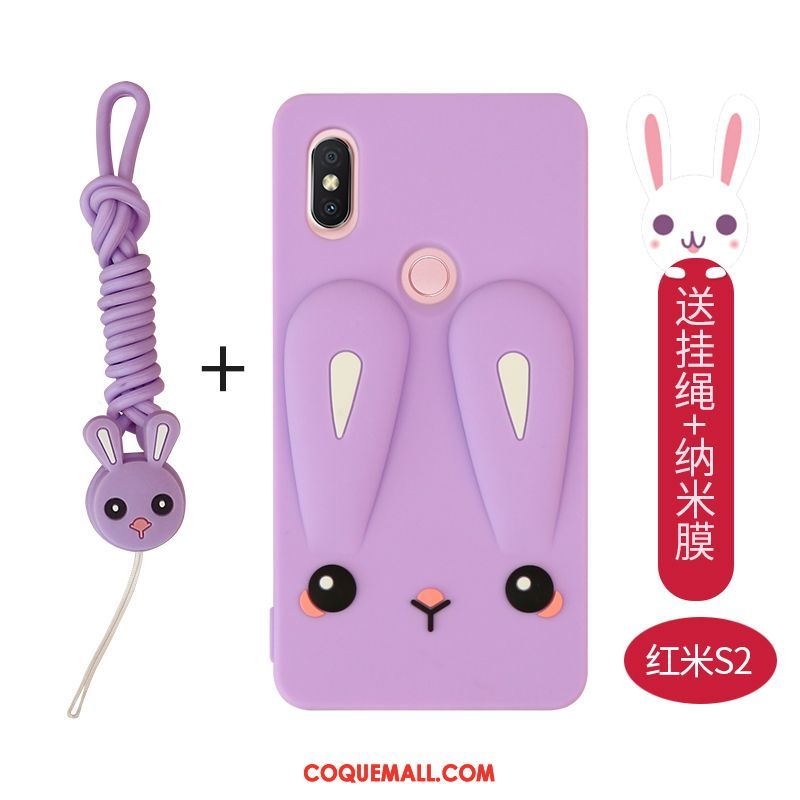 Étui Xiaomi Redmi S2 Marque De Tendance Silicone Créatif, Coque Xiaomi Redmi S2 Charmant Téléphone Portable Beige