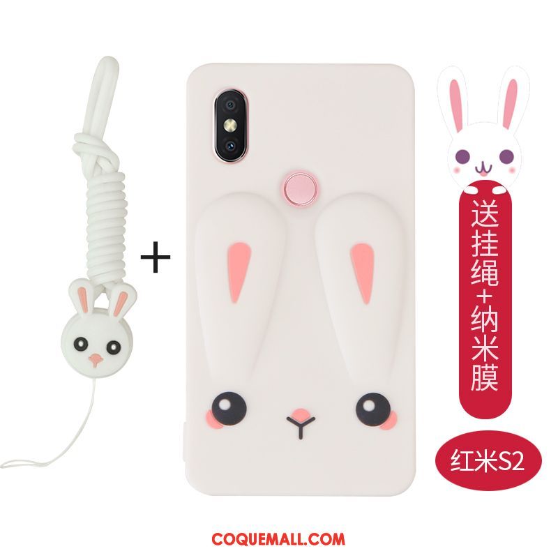 Étui Xiaomi Redmi S2 Marque De Tendance Silicone Créatif, Coque Xiaomi Redmi S2 Charmant Téléphone Portable Beige