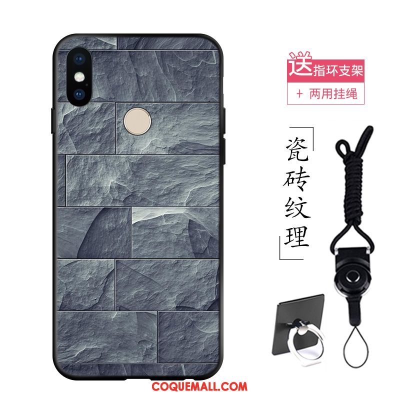 Étui Xiaomi Redmi S2 Noir Silicone Rouge, Coque Xiaomi Redmi S2 Vintage Modèle Fleurie Beige