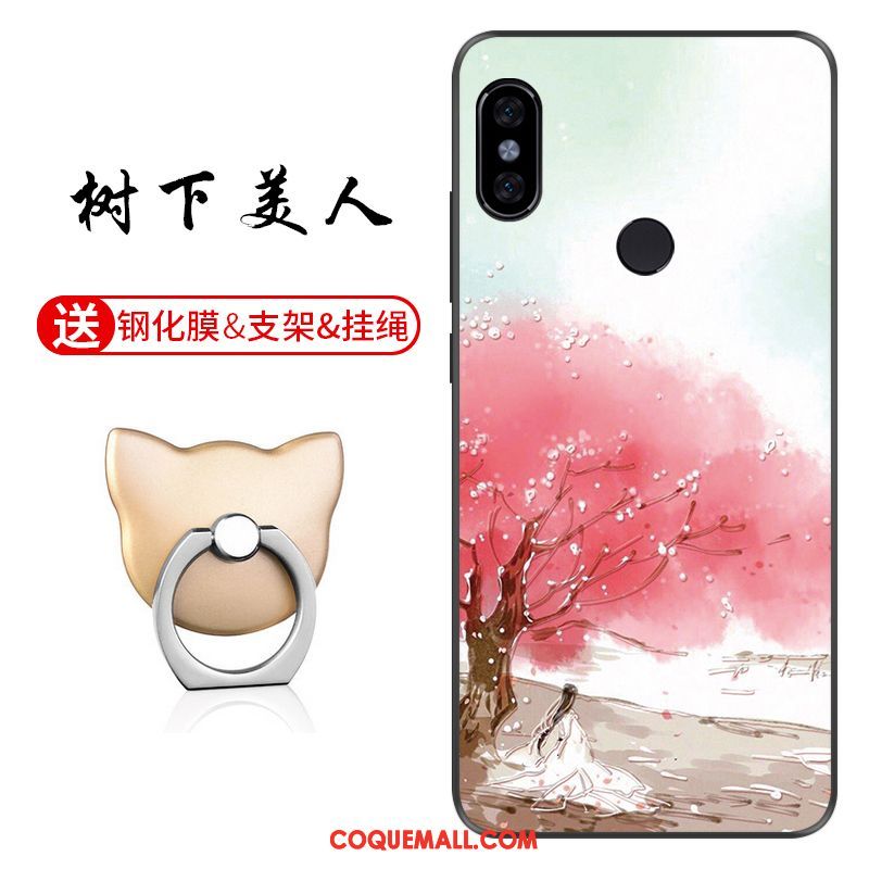 Étui Xiaomi Redmi S2 Personnalisé Téléphone Portable Rouge, Coque Xiaomi Redmi S2 Fluide Doux Incassable Beige