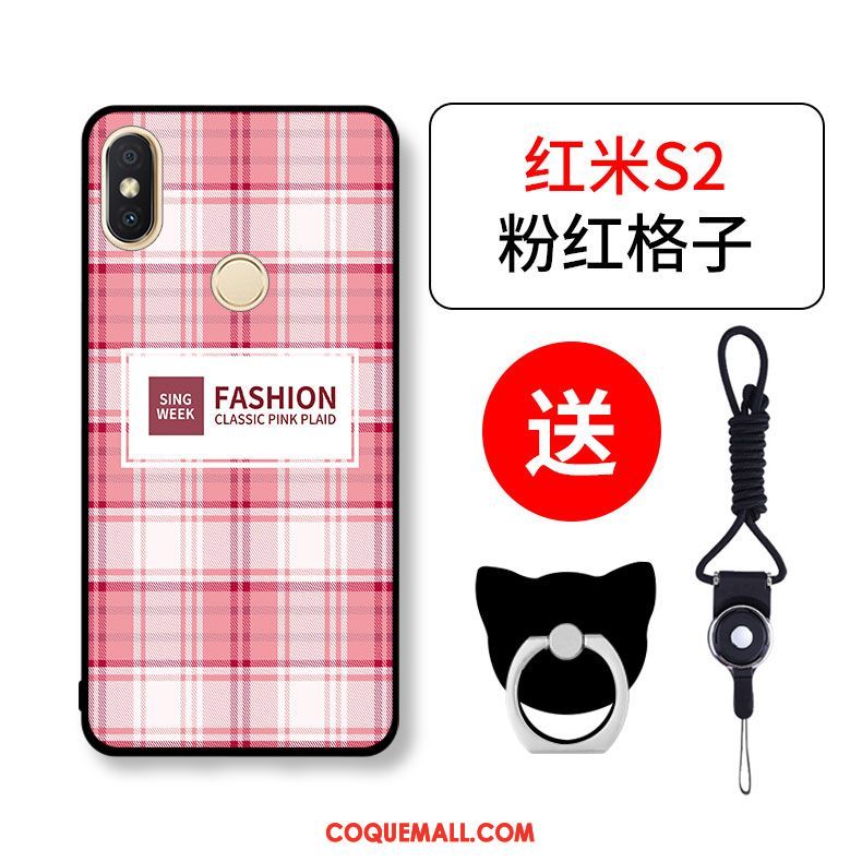 Étui Xiaomi Redmi S2 Personnalité Petit Incassable, Coque Xiaomi Redmi S2 Silicone Protection Beige