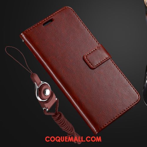 Étui Xiaomi Redmi S2 Petit Étui En Cuir Protection, Coque Xiaomi Redmi S2 Téléphone Portable Rouge Beige