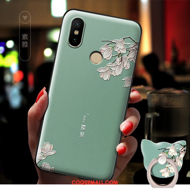 Étui Xiaomi Redmi S2 Rose Dessin Animé Téléphone Portable, Coque Xiaomi Redmi S2 Délavé En Daim Tendance Beige