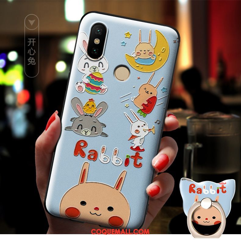 Étui Xiaomi Redmi S2 Rose Dessin Animé Téléphone Portable, Coque Xiaomi Redmi S2 Délavé En Daim Tendance Beige