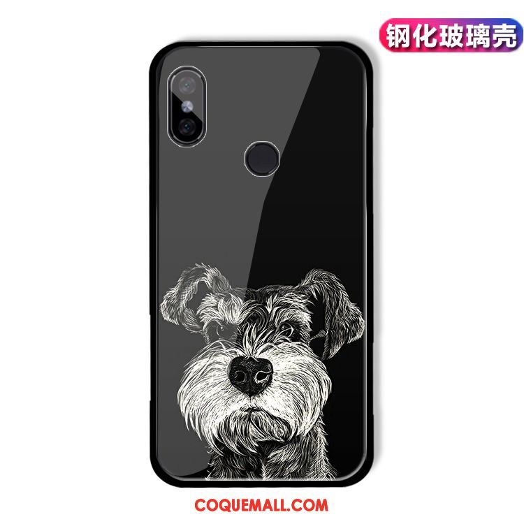 Étui Xiaomi Redmi S2 Rouge Chiens Téléphone Portable, Coque Xiaomi Redmi S2 Noir Chat Beige