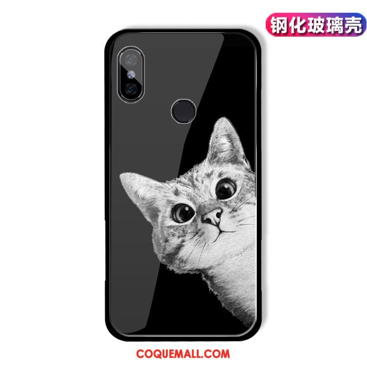 Étui Xiaomi Redmi S2 Rouge Chiens Téléphone Portable, Coque Xiaomi Redmi S2 Noir Chat Beige