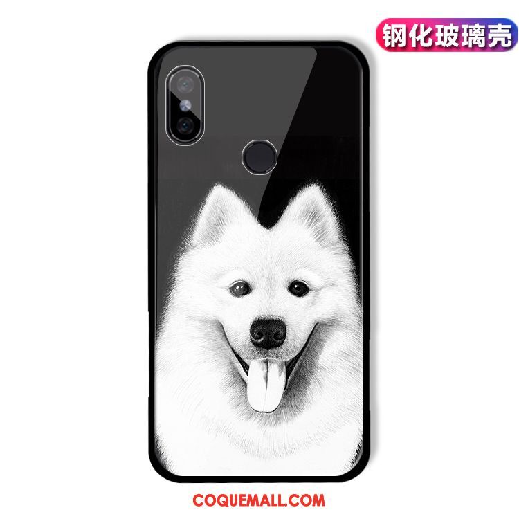 Étui Xiaomi Redmi S2 Rouge Chiens Téléphone Portable, Coque Xiaomi Redmi S2 Noir Chat Beige