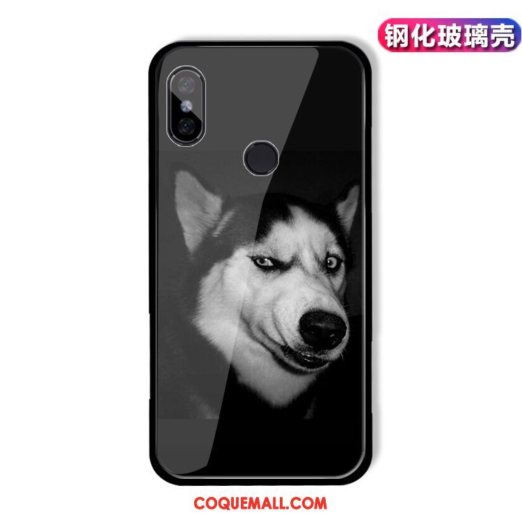 Étui Xiaomi Redmi S2 Rouge Chiens Téléphone Portable, Coque Xiaomi Redmi S2 Noir Chat Beige