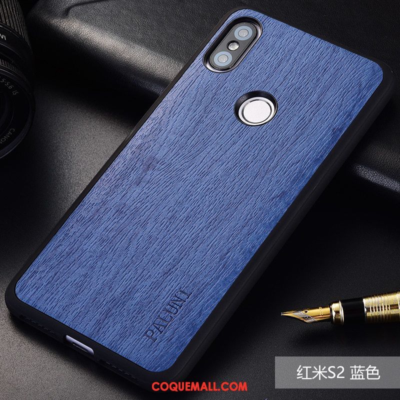 Étui Xiaomi Redmi S2 Rouge Marque De Tendance Créatif, Coque Xiaomi Redmi S2 Téléphone Portable Modèle Fleurie Braun Beige