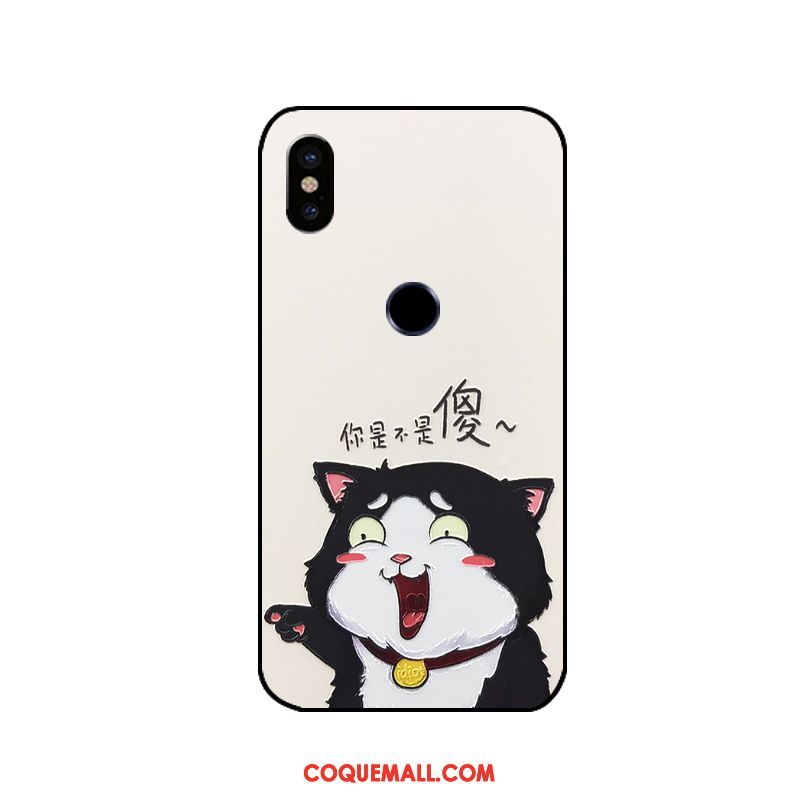 Étui Xiaomi Redmi S2 Rouge Personnalité Ornements Suspendus, Coque Xiaomi Redmi S2 Dessin Animé Gaufrage Beige