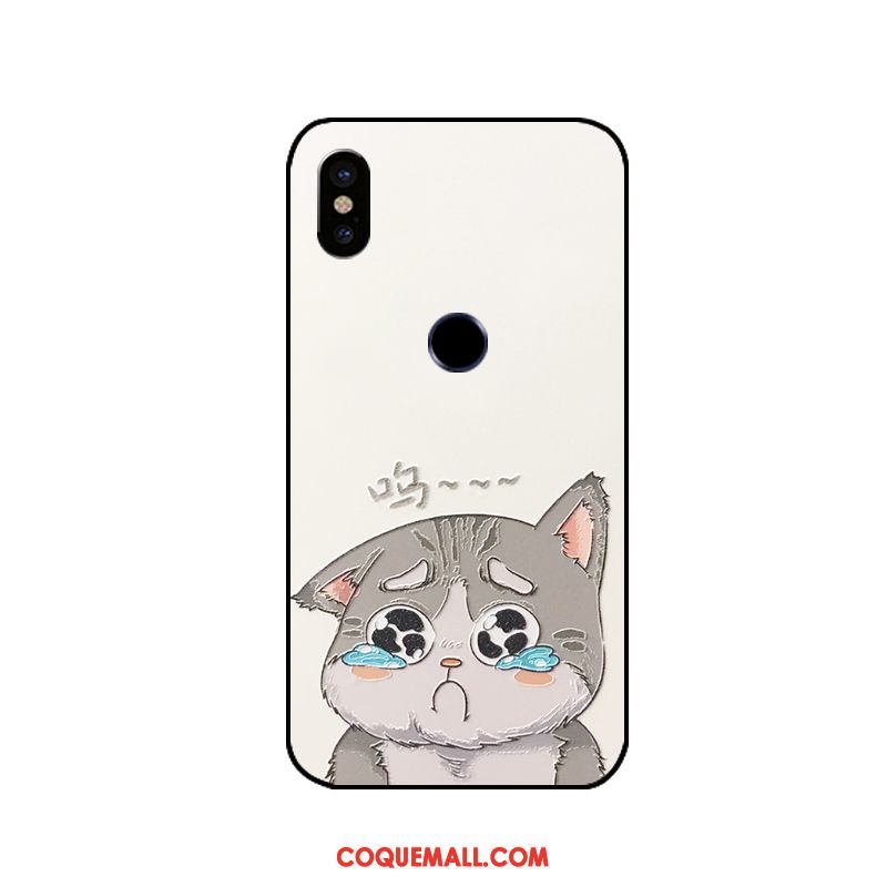 Étui Xiaomi Redmi S2 Rouge Personnalité Ornements Suspendus, Coque Xiaomi Redmi S2 Dessin Animé Gaufrage Beige