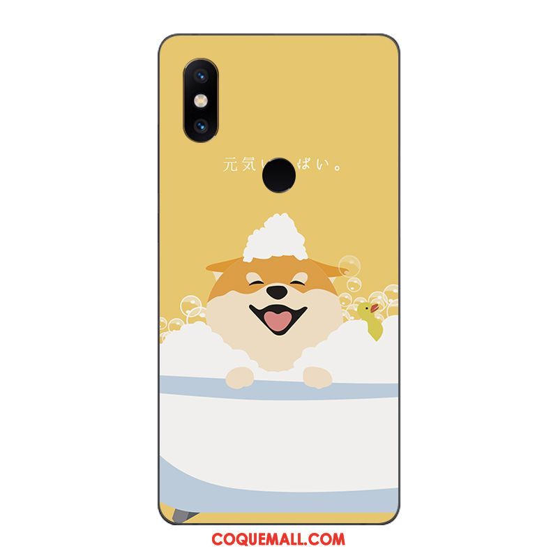 Étui Xiaomi Redmi S2 Rouge Tendance Protection, Coque Xiaomi Redmi S2 Chiens Créatif Beige