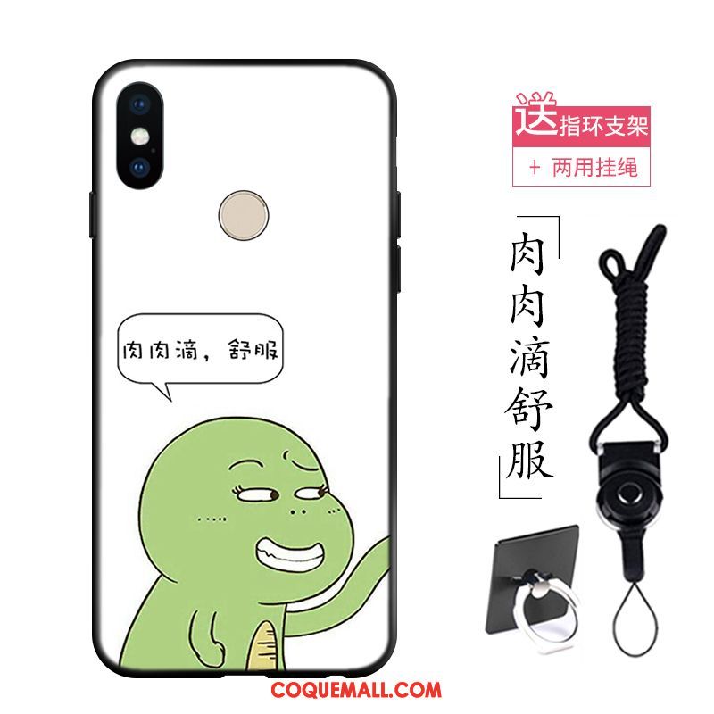 Étui Xiaomi Redmi S2 Silicone Téléphone Portable Dragon, Coque Xiaomi Redmi S2 Fluide Doux Bleu Beige