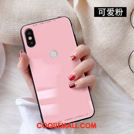 Étui Xiaomi Redmi S2 Tempérer Téléphone Portable Rouge, Coque Xiaomi Redmi S2 Verre Petit Beige