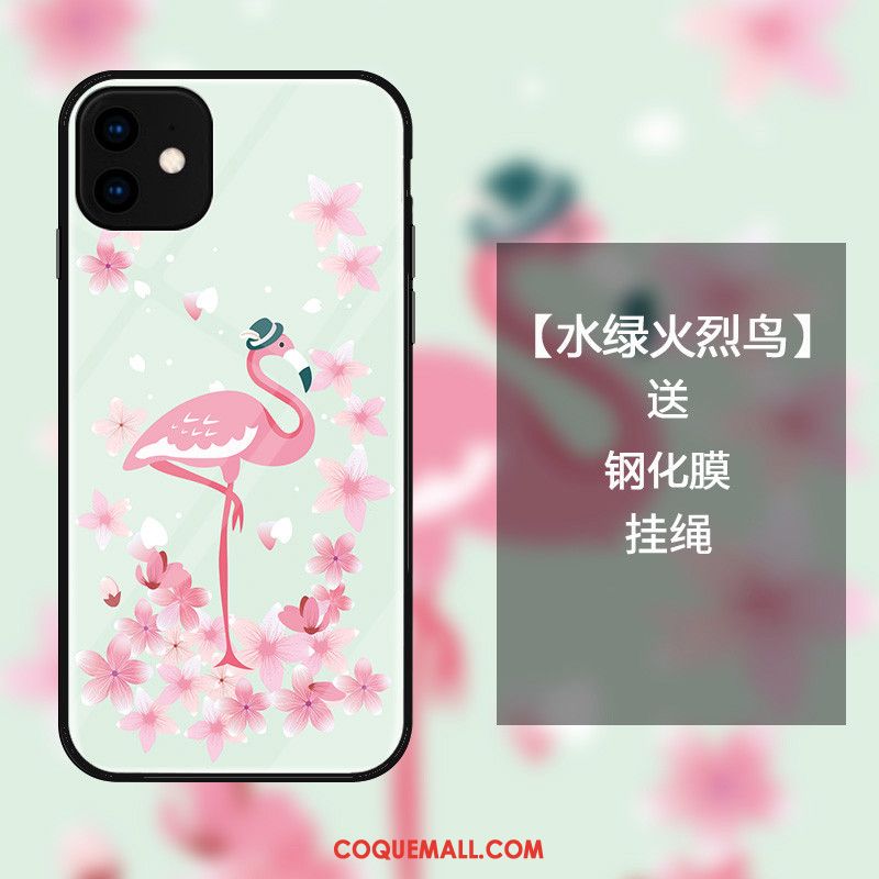 Étui iPhone 11 Blanc Protection Incassable, Coque iPhone 11 Oiseau Simple