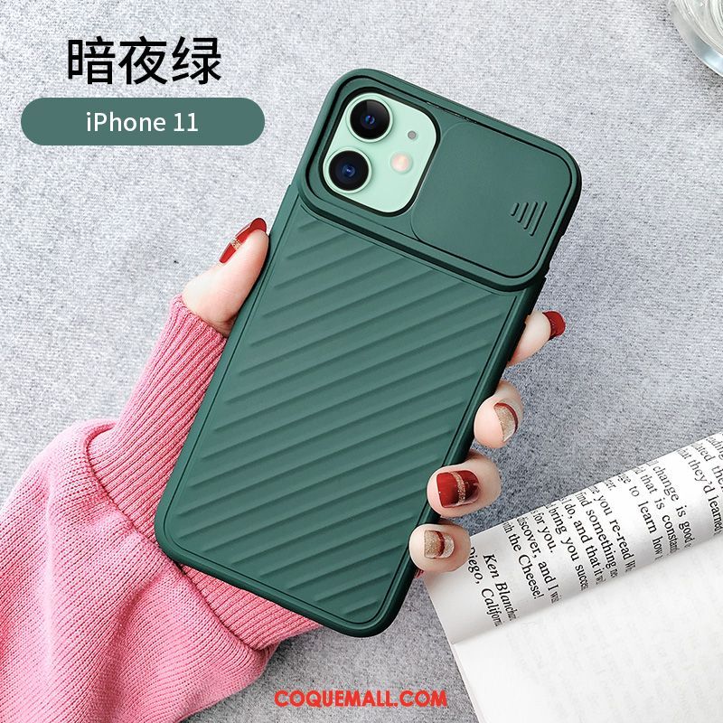 Étui iPhone 11 Créatif Silicone Téléphone Portable, Coque iPhone 11 Marque De Tendance Sac