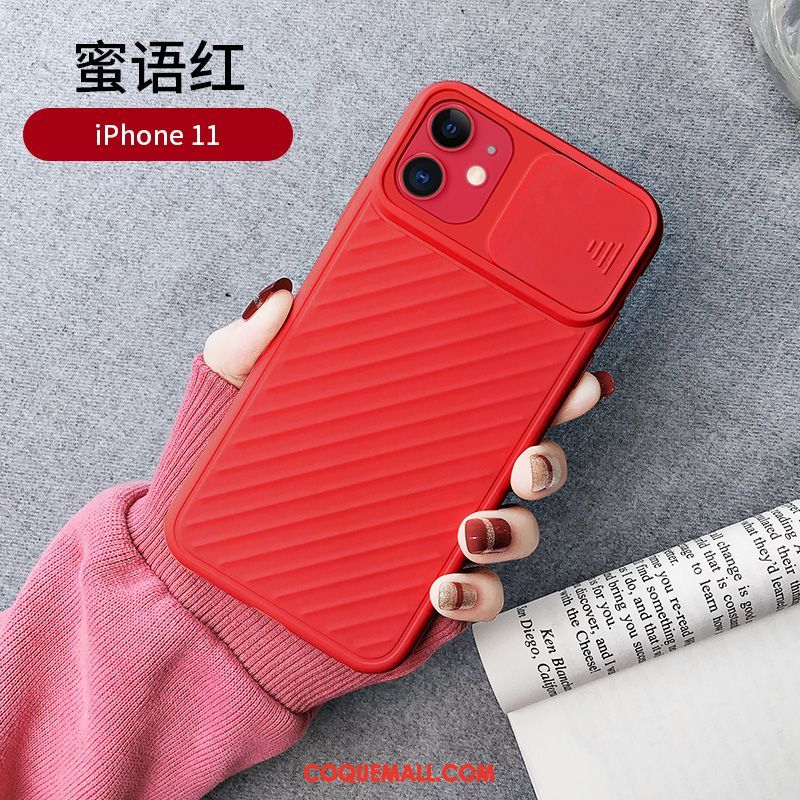 Étui iPhone 11 Créatif Silicone Téléphone Portable, Coque iPhone 11 Marque De Tendance Sac