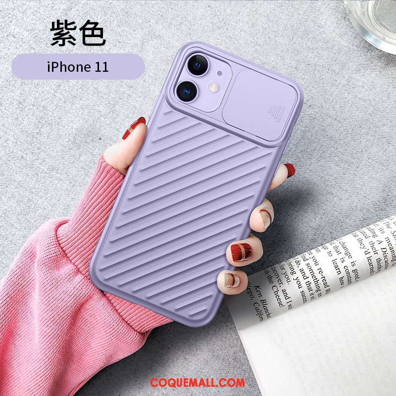 Étui iPhone 11 Créatif Silicone Téléphone Portable, Coque iPhone 11 Marque De Tendance Sac