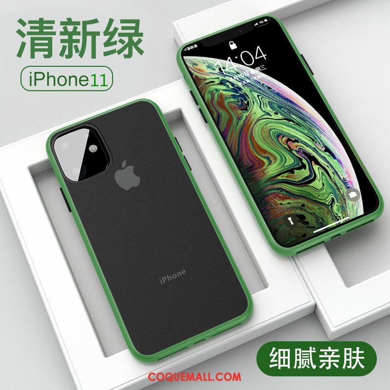 Étui iPhone 11 Délavé En Daim Téléphone Portable Luxe, Coque iPhone 11 Tout Compris Très Mince