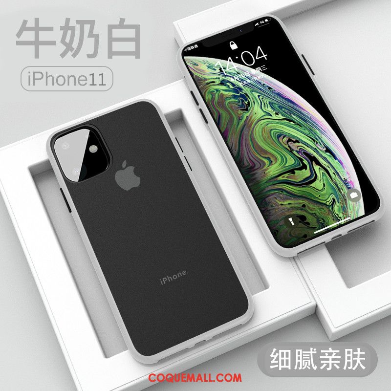 Étui iPhone 11 Délavé En Daim Téléphone Portable Luxe, Coque iPhone 11 Tout Compris Très Mince