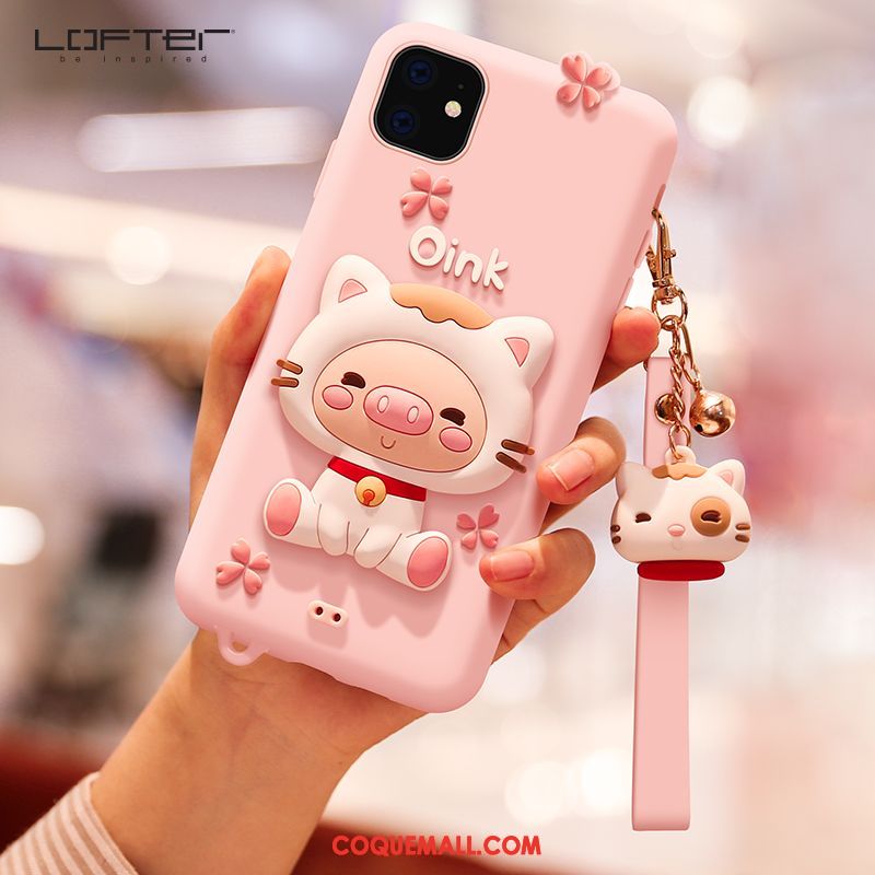 Étui iPhone 11 Elk Dessin Animé Téléphone Portable, Coque iPhone 11 Incassable Nouveau