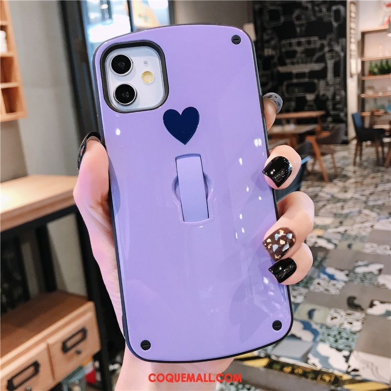 Étui iPhone 11 Incassable Amour Simple, Coque iPhone 11 Difficile Silicone